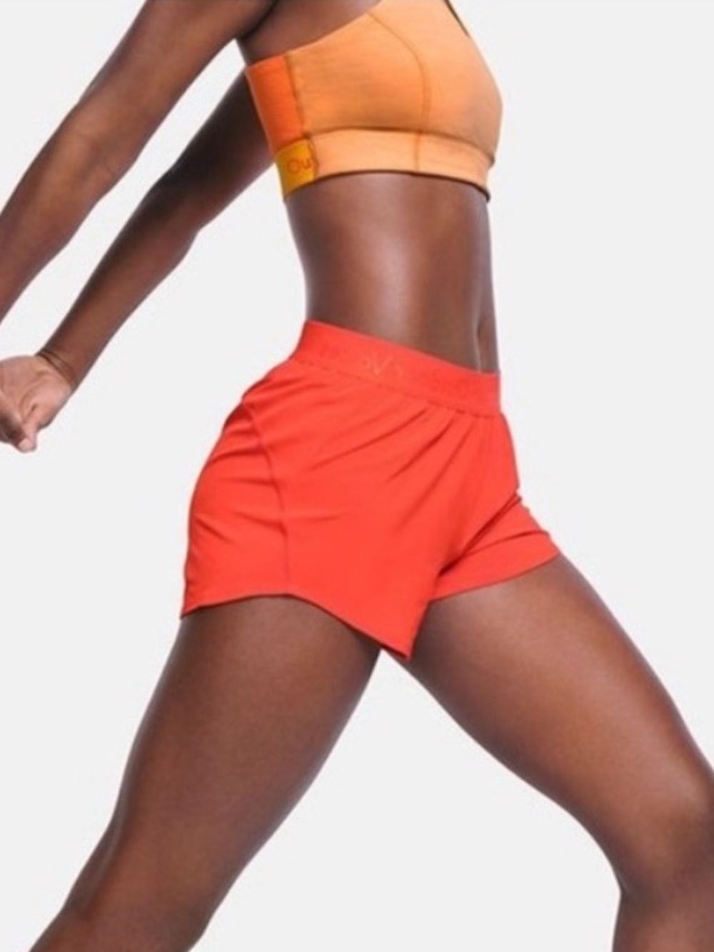 Outdoor Voices Relay Shorts - Bright Orange